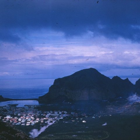 Vestmannaeyjar. Myndin er tekin árið 1973. Borgarskjalasafn Reykjavíkur.