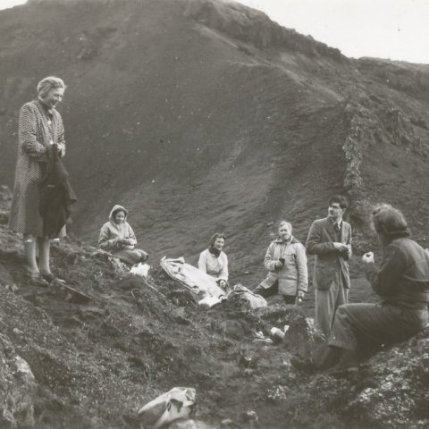 Áning í náttúrunni. Borgarskjalasafn Reykjavíkur. 