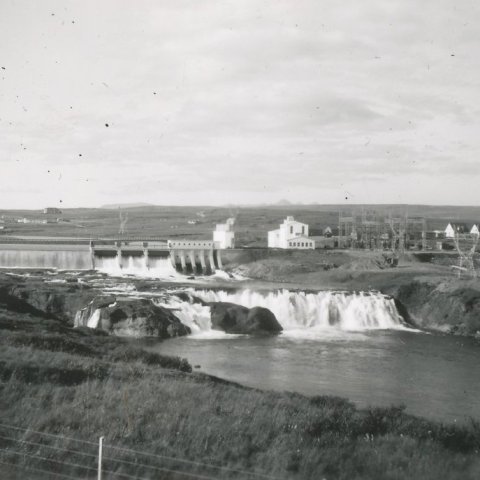 Írafossvirkjun. Borgarskjalasafn Reykjavíkur. 